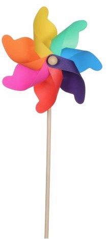 WINDMILL MULTICOLOUR - L32XW15XH75CM | EDEL1024700