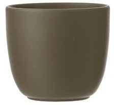 TUSCA POT ROUND GREEN - H13XD13.5CM | EDEL1051611