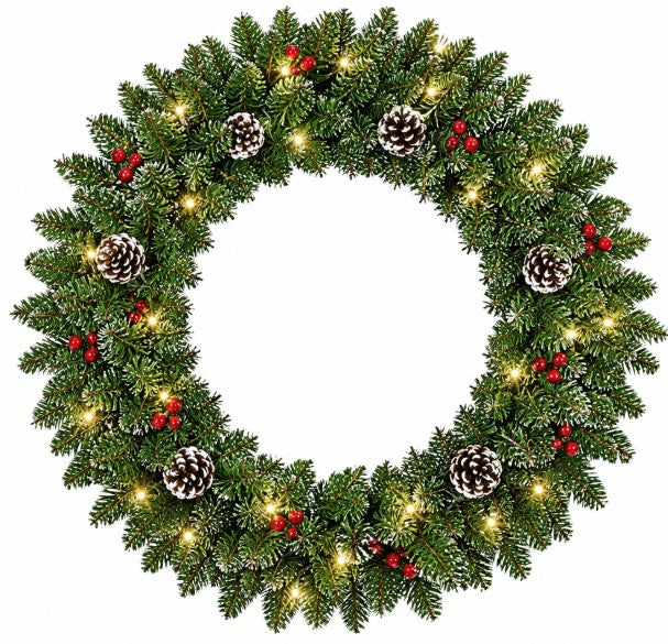 CRESTON WREATH LED BO D60CM | EDEL1065809
