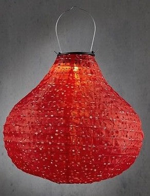 SOLAR LANTERN LED RED WARM WHITE | EDEL1106485