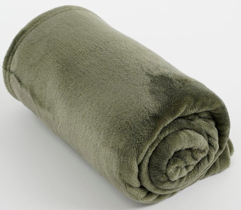 FAMKE FLEECE PLAID D. GREEN L180XW130CM | EDEL1130657