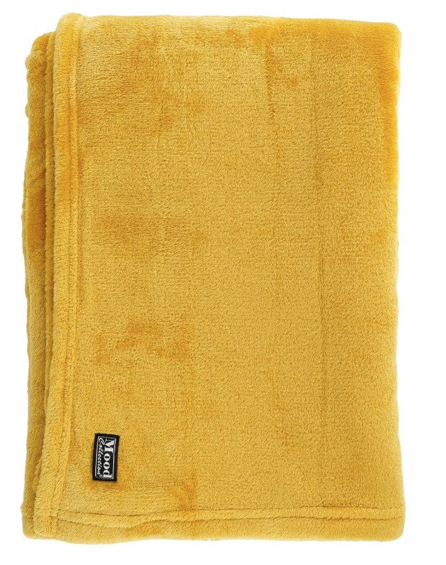 FAMKE FLEECE PLAID YELLOW - L180XW130CM | EDEL1130659