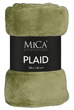 FAMKE FLEECE PLAID L. GREEN L180XW130CM | EDEL1130666