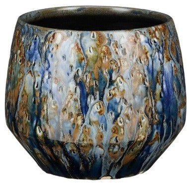 HARRIS POT ROUND BLUE - H14XD16.5CM | EDEL1138242