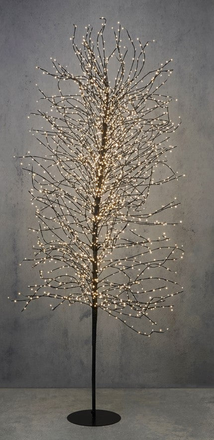 TREE BLACK WARM WHITE 2700LED TIMER  | EDEL1146079