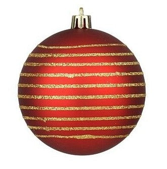 BAUBLE UNBREAKABLE RED MATT  | EDEL1197969