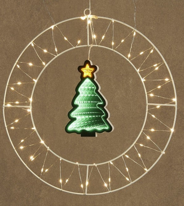 WREATH X-MAS TREE MULTICOLOUR 97L | EDEL1211498