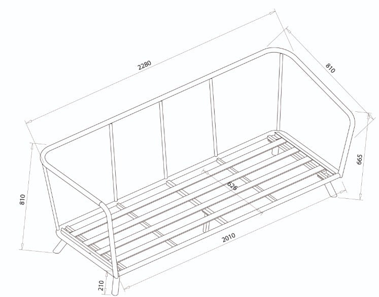 EDEN 3 SEAT LOUNGE SET NOIR | EDEN3SEATLOUNGESETNO