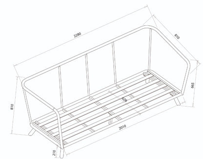 EDEN 3 SEAT LOUNGE SET NOIR | EDEN3SEATLOUNGESETNO