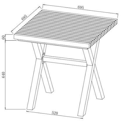 EDEN BISTRO SET NOIR | EDENBISTROSET