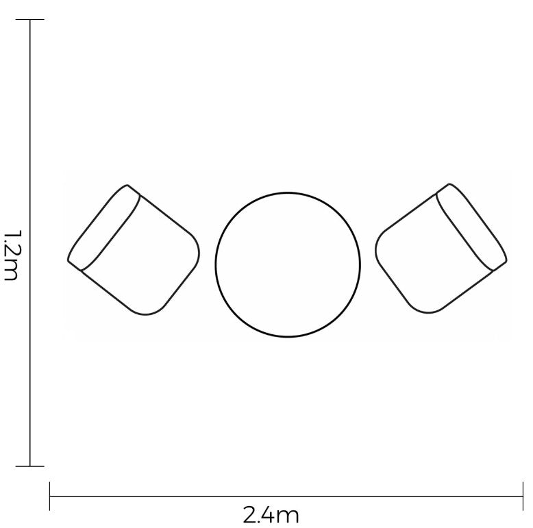 EDEN BISTRO SET NOIR | EDENBISTROSET