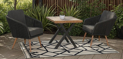EDEN BISTRO SET NOIR | EDENBISTROSET