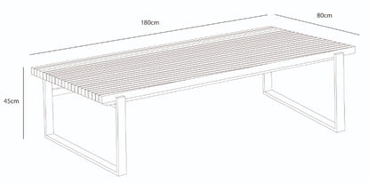 EDEN JUNIPER RECTANGULAR CASUAL DINING SET | EDENRECTCASUALSET