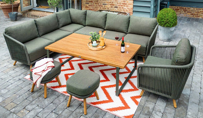 EDEN JUNIPER RECTANGULAR CASUAL DINING SET | EDENRECTCASUALSET