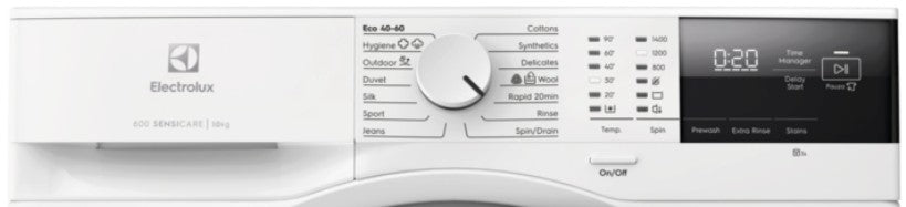ELECTROLUX 10KG 1400RPM SENSICARE WASHING MACHINE  | EFI62142B