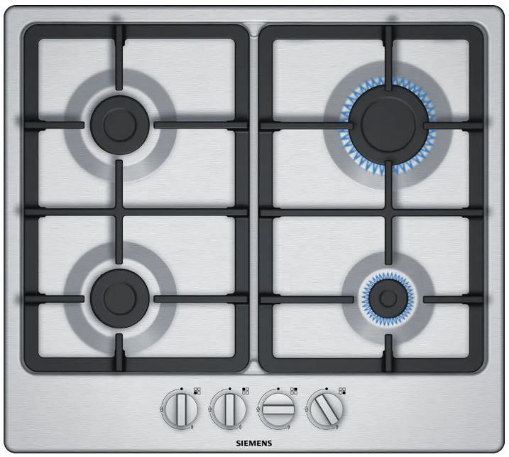 SIEMENS IQ300 60CM 4 BURNER GAS HOB STAINLESS STEE | EG6B5PB90