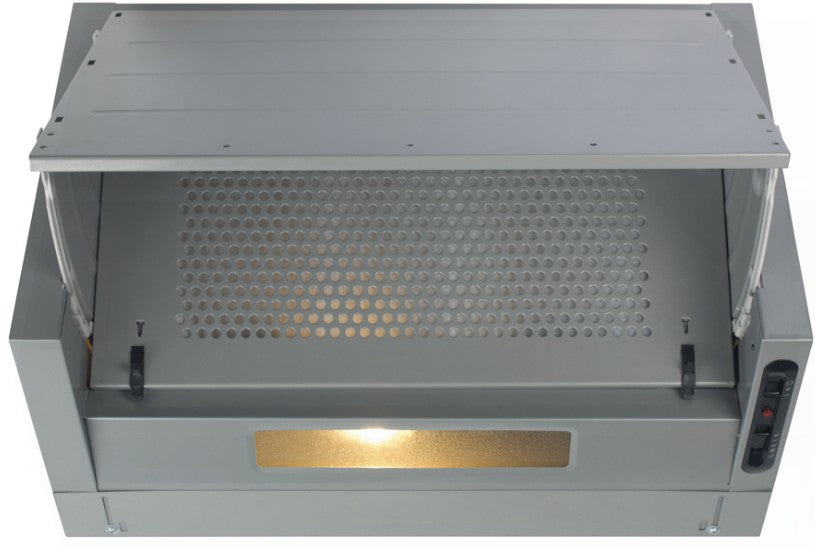 CDA 60CM INTEGRATED COOKER HOOD SILVER | EIN60SI