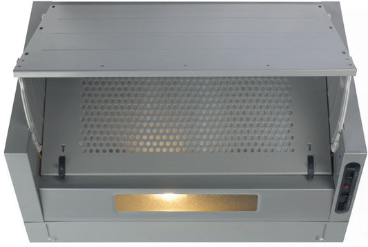 CDA 60CM INTEGRATED COOKER HOOD SILVER | EIN60SI