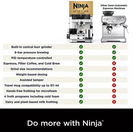 NINJA LUXE CAFE PREMIER SERIES BEAN TO CUP | ES601UK