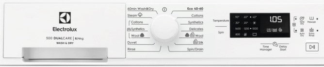 ELECTROLUX FREESTANDING WASHER DRYER WHITE | EWDK5846B