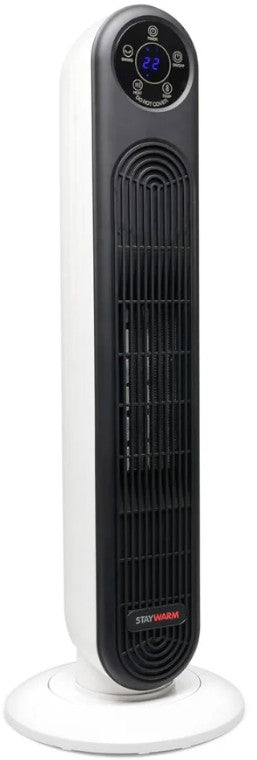 STAYWARM 2000W CERAMIC TOWER HEATER WITH REMOTE | F2252WH