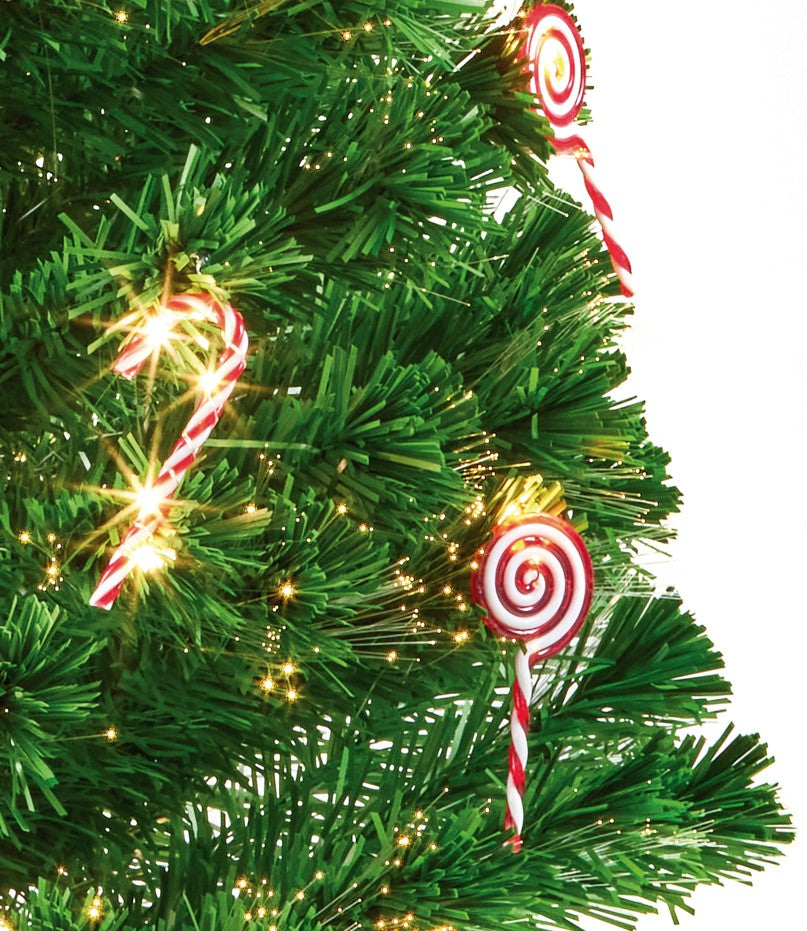 1.2M CANDY CANE F/O TREE WARM WHITE | FFT247060DW