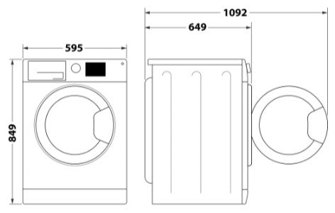 WHIRLPOOL 9KG HEAT PUMP TUMBLE DRYER  | FFTM229X2B