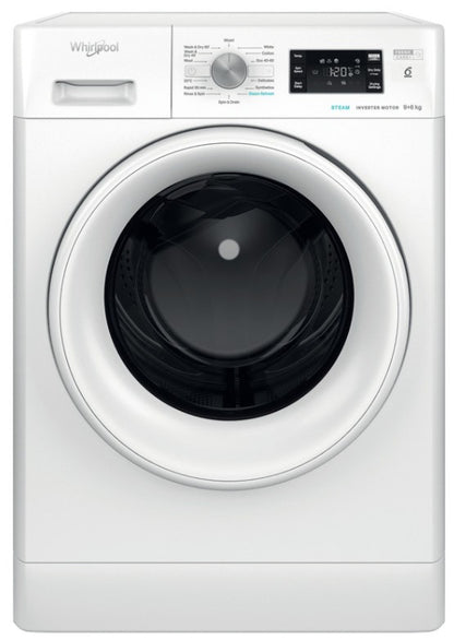 WHIRLPOOL 9KG WASH 6KG DRY WASHER DRYER WHITE | FFWDB964489WVUK