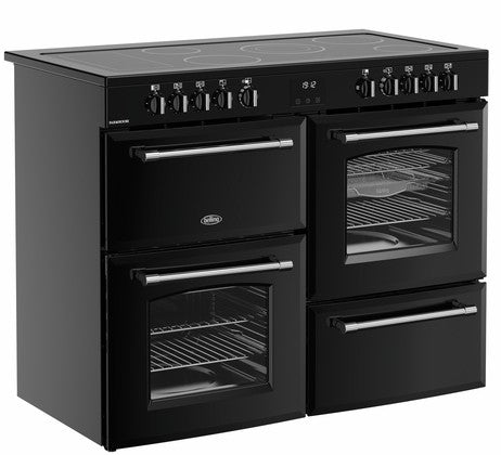 BELLING 110CM CERAMIC FARMHOUSE COOKER BLACK | FH110EBLK