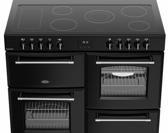 BELLING 110CM CERAMIC FARMHOUSE COOKER BLACK | FH110EBLK