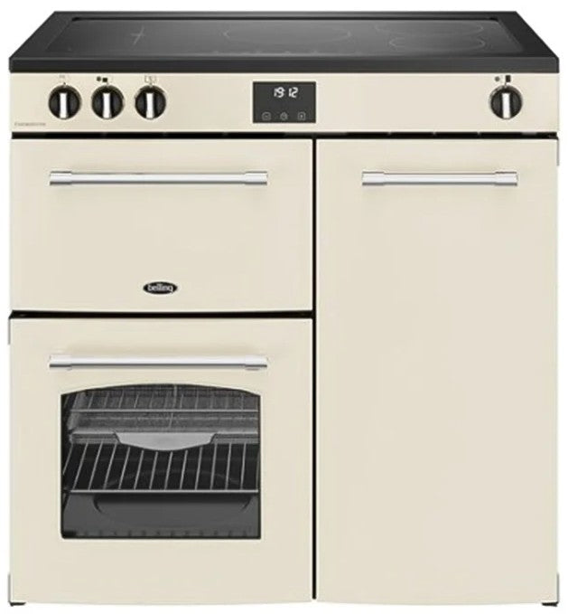 BELLING 90CM INDUCTION FARMHOUSE COOKER CREAM | FH90EICRM