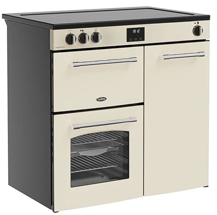 BELLING 90CM INDUCTION FARMHOUSE COOKER CREAM | FH90EICRM