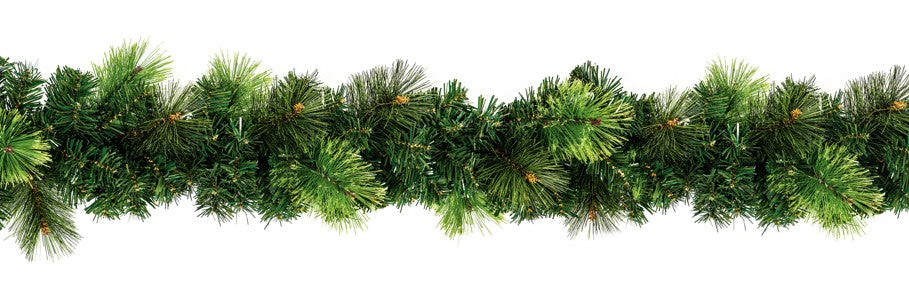 2.7M NEVADA FIR GARLAND PVC WITH CASHMERE TIPS | FTG237116DW