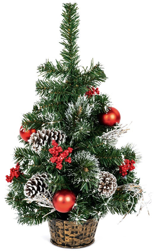 60CM RED DRESSED TREE | FTRD187162DW