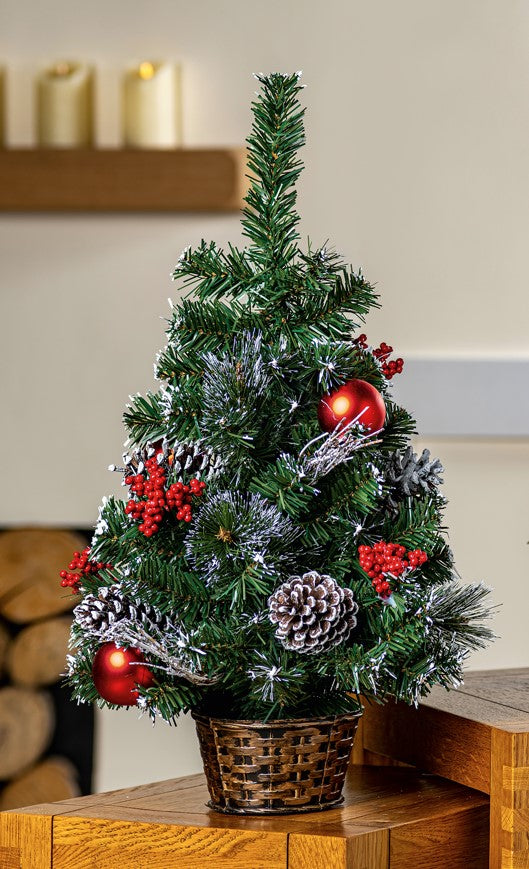 60CM RED DRESSED TREE | FTRD187162DW