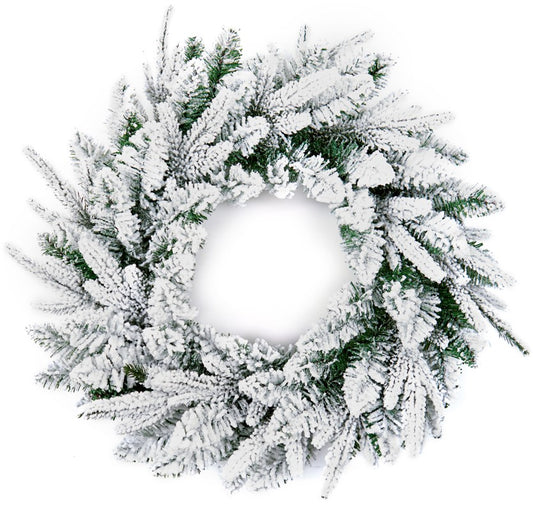 50CM LAPLAND WREATH PE PVC | FTW187174DW