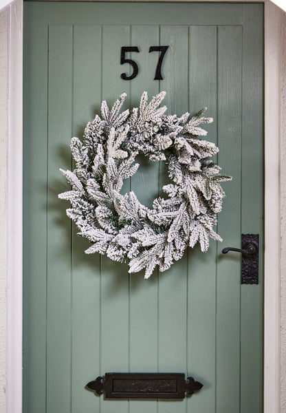 50CM LAPLAND WREATH PE PVC | FTW187174DW