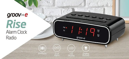 GROOVE  DIGITAL ALARM  CLOCK RADIO | GVCR05BK