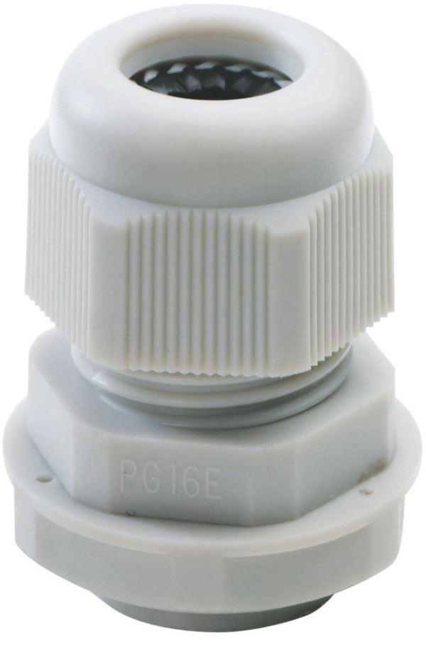 NYLON CABLE GLAND WITH FIXING NUT - PG16 | GW52075