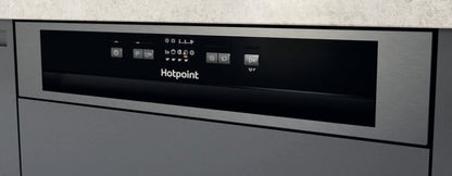 HOTPOINT 14 PLACE SEMI INTEGRATED DISHWASHER ST-ST | H3BL626X