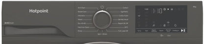 HOTPOINT 9KG 1400RPM WASHING MACHINE GRAPHITE | H91GANTISTAINIRE