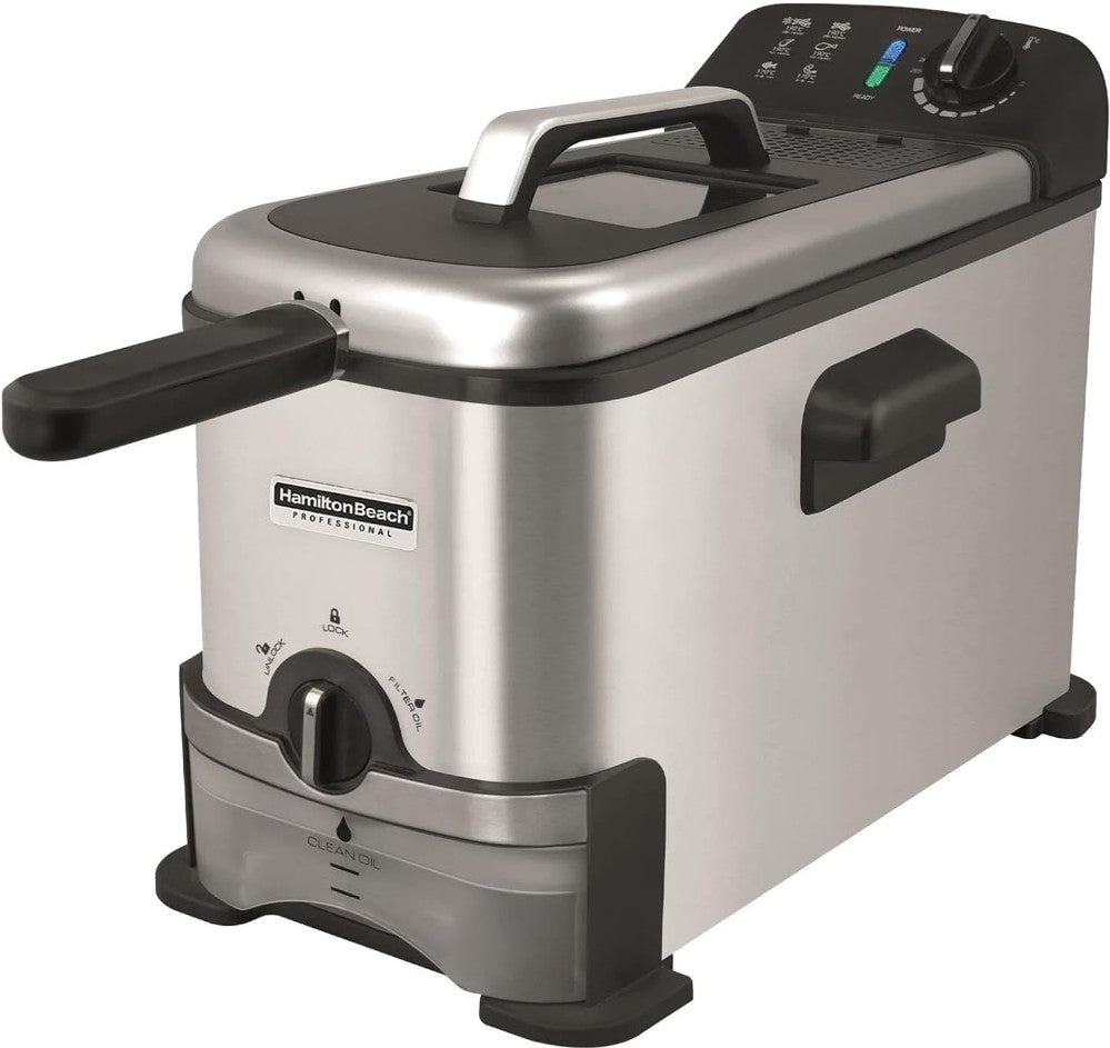 HAMILTON BEACH PUREFRY PROFESSIONAL FRYER SS | HB189PDF
