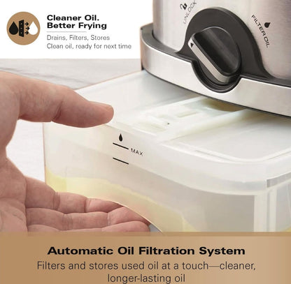 HAMILTON BEACH PUREFRY PROFESSIONAL FRYER SS | HB189PDF