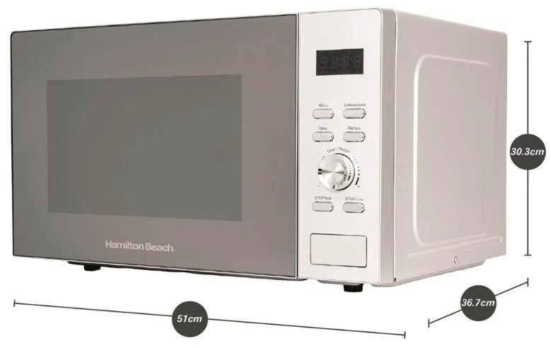 HAMILTON BEACH 30 LITRE MICROWAVE SILVER | HB30FUXP04S