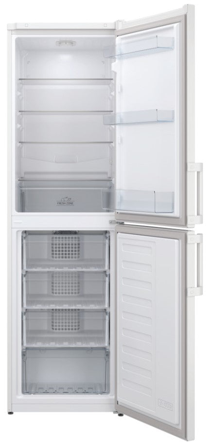 HOTPOINT 55CM WIDE LOW FROST 50:50 FRIDGE FREEZ WH | HB55732W