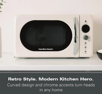 HAMILTON BEACH 20L RETRO MICROWAVE CREAM | HB70H20C