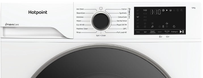 HOTPOINT 12KG 1400RPM WASHING MACHINE A -30% WHITE | HBCA123CAREUK