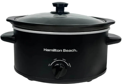HAMILTON BEACH 3.5 LITRE SLOW COOKER BLACK | HBSC040B