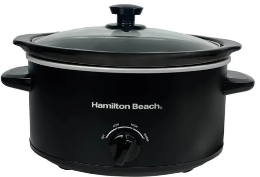 HAMILTON BEACH 3.5 LITRE SLOW COOKER BLACK | HBSC040B