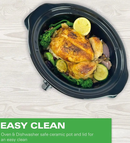 HAMILTON BEACH 3.5 LITRE SLOW COOKER BLACK | HBSC040B